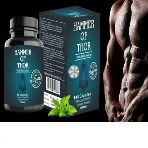 Hammer of Thor African Male Sexual Stamina Booster 60 Ayurvedic Capsule - Made in Germany