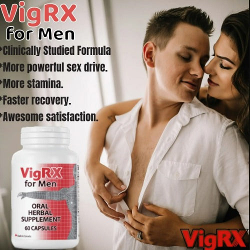 VIGRX Plus Original For Men Herbal Vig Supplement Immunity Booster (60 Capsules)