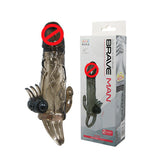 6.50 Inch High Quality Super Black Silicone Enlargement Extender Condoms for Men Penis Sleeve Condom