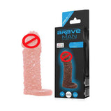 Very Pure Silicone 5.13 Inch Skin/Choco Colour Reusable Washable Extender Sleeve Condom