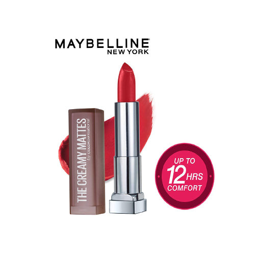 Maybelline Creamy Matte Bold Crimson & Pink My Red (Pack of 2)