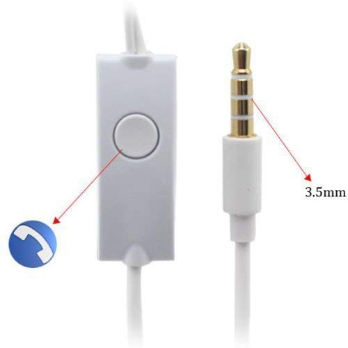 Earphones Samsung High Bass Earphones Dolby Sound 3.5mm Jack for All Samsung - (White)