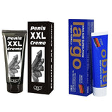Xtra Man XXL CREME Bigger Strong Man Enlarger Max Size Cream Gold Largo Extra 50 ml + Largo Original African Cream for Men King Size Penis Enlargement 40 ml - Made In Germany
