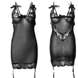 VSSC Women Babydoll Night Lingerie Dress Thongs