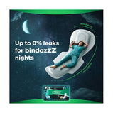 VSSC Whisper Ultra Bindazzz Nights XL Plus Wings Sanitary Pad  - (Pack of 15)