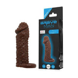 Largo Original African Cream for Men King Size Penis Enlargement 40 ml - Made In Germany + Very Pure Silicone 5.89 Inch Choco/Skin Colour - Reusable Washable Extender Sleeve Condom