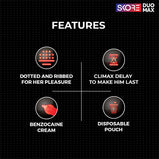 Skore Duo Max - Premium Condoms (10 pieces)