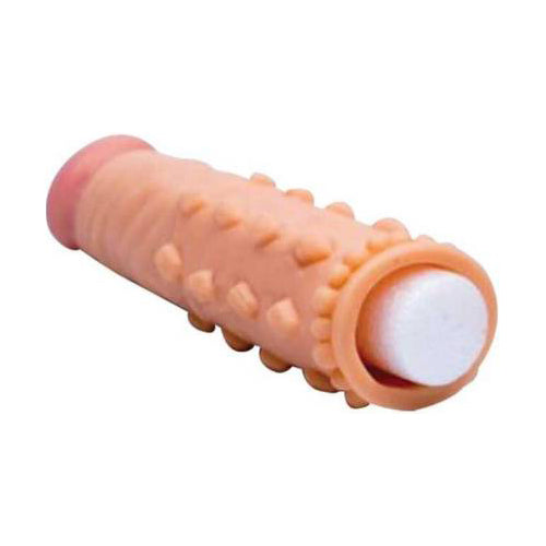7.34 Inch Effective Silicone Reusable/Washable Penis Extension Sleeve Condom