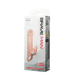 Rabbit Vibrating Brave Man - Sleeve For Men Pure Silicone Made + Developpe Original Sex Cream Gel For Men (Enlarging Penis) 50 ml Effective