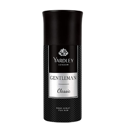 Yardley London Gentleman Classic Deo Body Spray for Men, 150ml