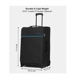 Small Trolly Cabin Luggage (55 cm) - Advantage - Black