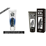 PENIS XXL CREME Bigger Strong Man Enlarger Max Size Cream Gold Largo Extra + Otto Stahl Hart Gel Enlargement 100 ml