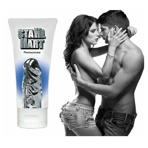 Otto Stahl Hart Gel 50 ml + 7 INCH Max-Man Single Hole Dragon Reusable Extender Extension Sleeve African Condom