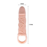 6.99 Inch Penis Sexual Sleeve Extender Dragon African Condom Reusable Longest