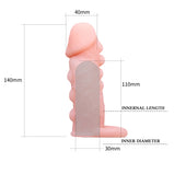 6 Inch Brave Man Extended Reusable/Washable Sleeve Condom