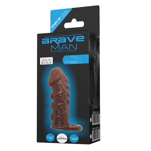 6 Inch Brave Man Extended Reusable/Washable Sleeve Condom