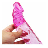 9 Inch Reusable/Sleeves Pink Bold Extension Solid Head