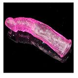 9 Inch Reusable/Sleeves Pink Bold Extension Solid Head