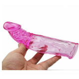 9 Inch Reusable/Sleeves Pink Bold Extension Solid Head