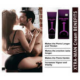 Xtra Man XXL CREME Bigger Strong Man Enlarger Max Size Cream Gold Largo Extra 50 ml + 9 Inch Waterproof Silicone African Long Soft Long Anal Massager FOR Women DG56 Massager  (Multicolor)
